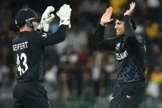 Ravindra, Santner Power NZ Past Sri Lanka
