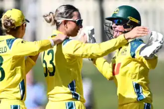 Harmanpreet, Rawal Fifties Guide India to 251