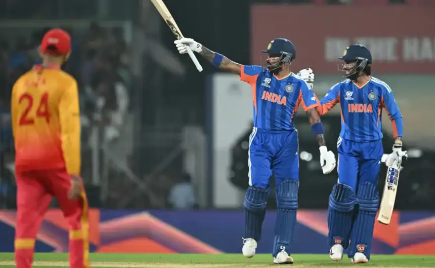 India Beat Zimbabwe by 72 Runs in T20 WC 2026