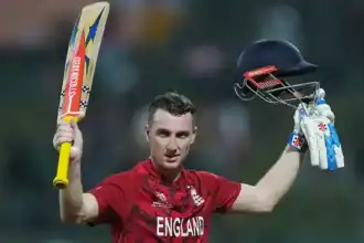 Harry Brook’s 100 powers England into semifinals