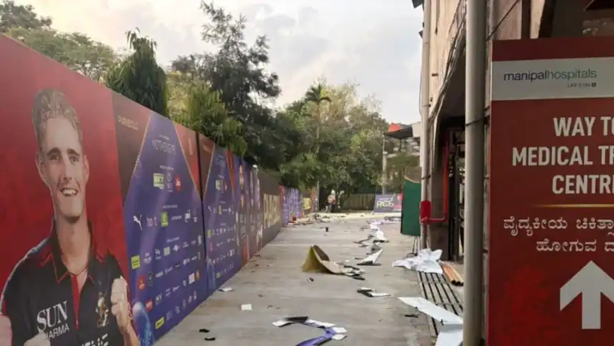Chinnaswamy Preparations Underway Before IPL Opener