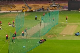 RCB Train at Chinnaswamy Ahead of IPL 2026 Opener