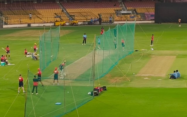 RCB Train at Chinnaswamy Ahead of IPL 2026 Opener