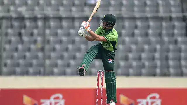 Maaz Sadaqat stars as Pakistan beat Bangladesh in rain-hit ODI