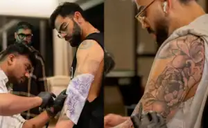 Virat Kohli Gets New Tattoo Ahead of IPL 2026