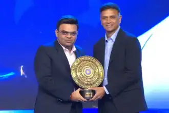 Rahul Dravid Receives BCCI Lifetime Honour