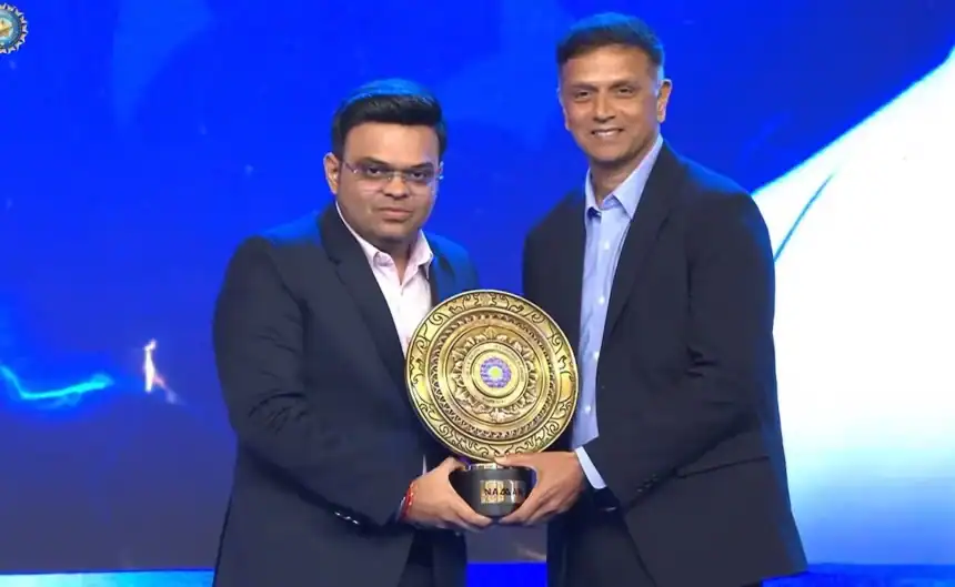 Rahul Dravid Receives BCCI Lifetime Honour