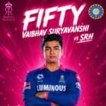 Vaibhav Sooryavanshi 36-Ball Century Sparks “Baby Goat” Buzz