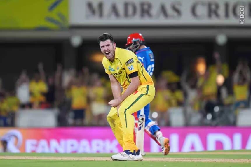 Overton 4 Wickets Help CSK Beat DC in IPL 2026