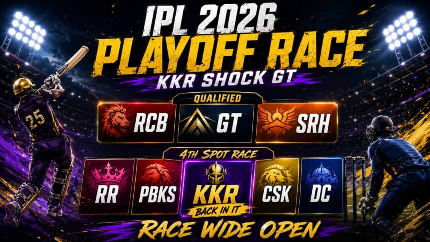 IPL 2026 Playoff Race Heats Up After KKR Win