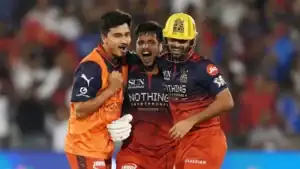 RCB Beat MI in Last-Ball Thriller to Go Top