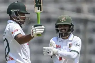 Shanto Century Puts Bangladesh Ahead vs Pakistan