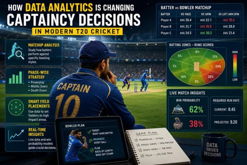 How Data Analytics Is Changing T20 Captaincy