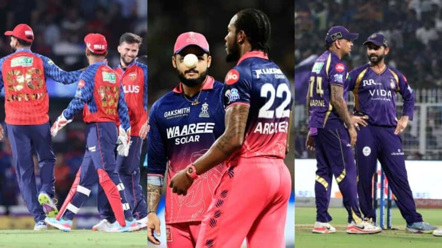 RR, PBKS, KKR or DC: IPL 2026 Playoff Race