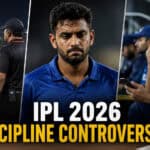 IPL 2026 Discipline Controversies Spark Debate