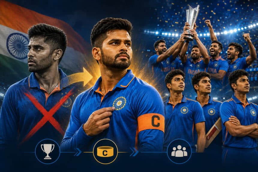 The Rise of New Gen Talent and the Captaincy Transition in Indian Men's T20 Cricket 29 India T20 team transition with Shreyas Iyer and young stars