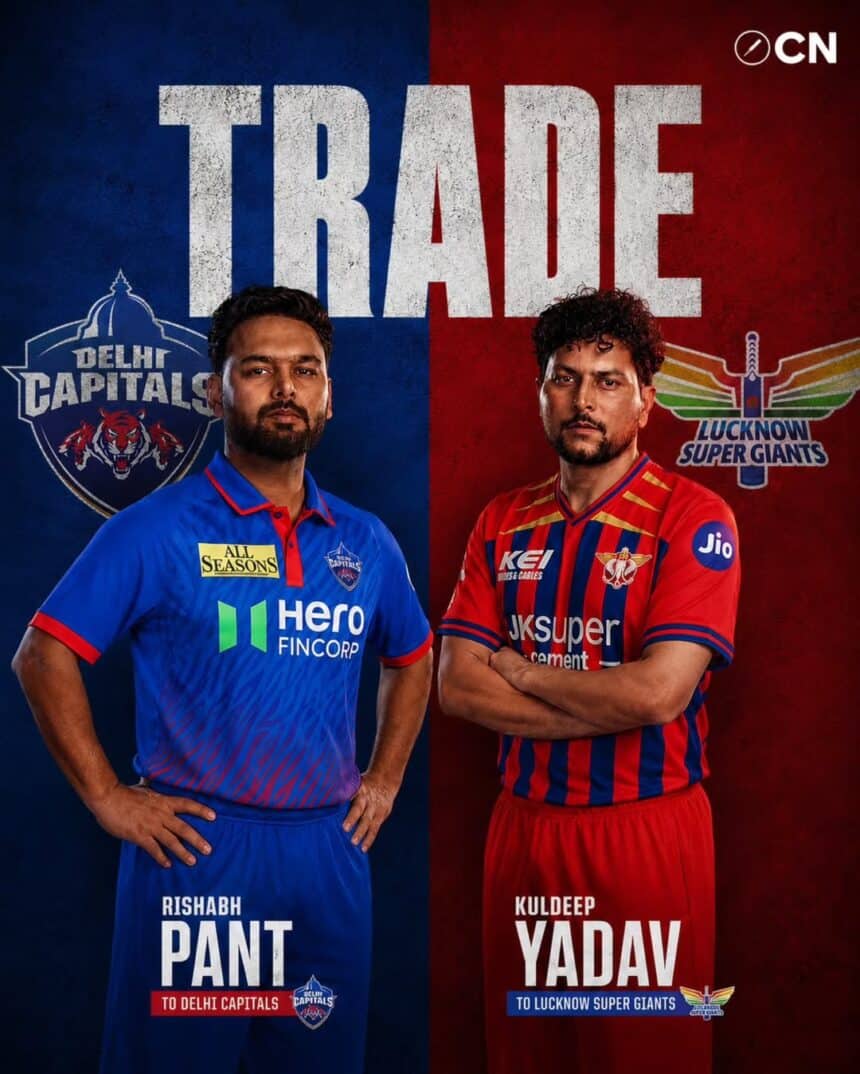 Top 3 Biggest IPL Trade Deals in History: Where Does the Pant – Kuldeep Swap Rank? 31 Top 3 IPL Trade Deals in History: Where the Pant-Kuldeep Swap Ranks