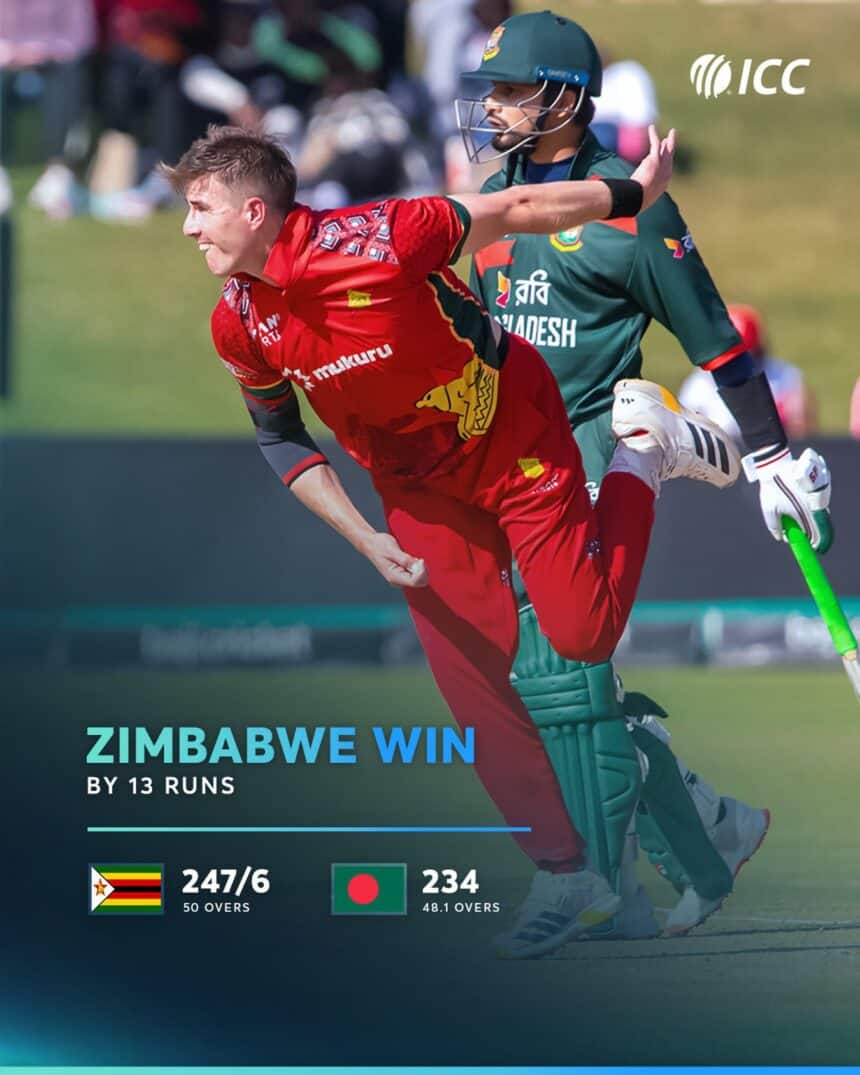 Ben Curran Century Helps Zimbabwe Seal ODI Series Against Bangladesh 31 Ben Curran Century Seals Zimbabwe ODI Series Win