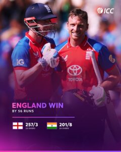 India vs England 5th T20I Match Report: England Crush India by 56 Runs to Complete 4-0 Series Win 67 England Beat India To Seal 4-0 T20I Series Win