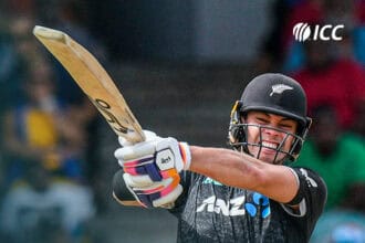 Santner Leads New Zealand to One-Wicket Win