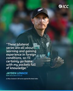 Jayden Lennox Breaks Past Spin Legends with Record ODI Series