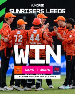 Mitchell Marsh and Dan Lawrence Power Sunrisers Leeds Past Southern Brave