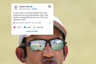 Iceland Cricket Trolls Gautam Gambhir After India’s Ireland Defeat